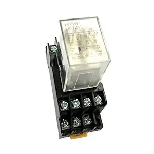 Big Shoppe Store 12VDC Coil 4PDT General Purpose Power Relay Intermediate Relay with Socket Base