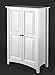 Produktbild Highboard Kiefer Vollholz massiv weiß Lagopus 64 - Abmessungen: 127 x 100 x 42 cm (H x B x T)