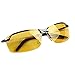 Produktbild qiansheng Night Vision Driving Brillen Brillen UV-Schutz Anti-Glare Polarisiert Sicher mit Klar Gelb Objektiv