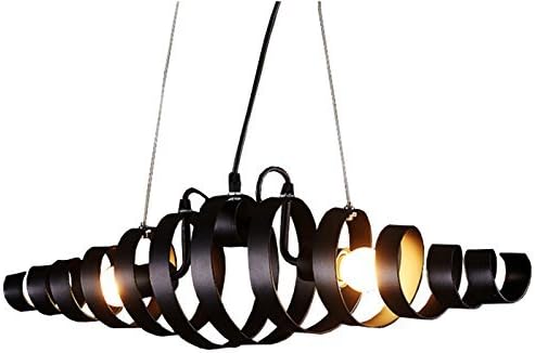 GBYZHMH 2 - is clear, industrial wind chandelier/loft hose personality chandelier lamp/industrial vintage blankets for the restaurants cafe bar counter Clothing Store Pendant Lamp Screw Spring electric light bulbs (without illuminant) (Size: chandeliers)