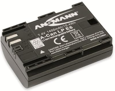 Ansmann - 1400-0000 - Batterie pour Appareil Photo / Caméscope A-Can LP E-6 7.4V 1400 mAh