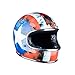 Produktbild Full Face Motorradhelm Retro Helm Motocrosshelm leuchtender Stern XXL