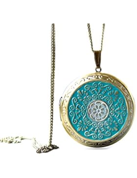 Foto Medaillon Dachbodenfundstück mit Patina