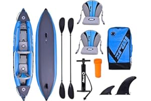 Zray Tortuga Kayak 2 Personnes Kayak Tours Avec Haute Qualité Drop-Stitch-Boden 386 x 86cm
