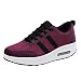Produktbild SHE.White Damen Luftkissen Laufschuhe Atmungsaktiv Turnschuhe Schnürer Leichte Stoßfest Mode Sportschuhe Outdoor Athletisch Sneaker für Gym Walking Jogging Laufen Basketball Frühling Herbst
