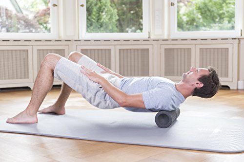 Liebscher & Bracht FAYO Faszienrolle mit Umlaufrille zum Training der Faszien, ideal für Balance- oder Regenerationsübungen, 38 cm - 5