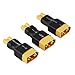 Price comparison product image OliYin 3pcs/lot Male XT60 to Female XT30 Plug Adaptor Converter Compact light Wireless Adapter for Turnigy Drone FPV(pack of 3)