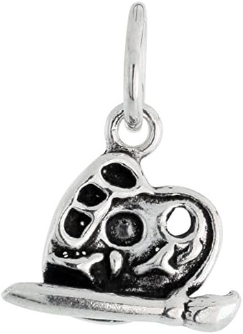Sterling Silver Tiny Painter's Palette Pendant