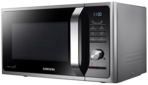 Samsung MG28F303TCS/EG Mikrowelle / 900 W / 28 L Garraum / silber / 20 Vitalprogramme / Keramik-Emaille-Innenraum / Eco Modus - 2