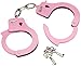Produktbild J.G.Schrödel "Handschellen Pink-Line": Kinder-Handschellen aus Metall für Cowgirl-Kostüme, mit 2 Schlüsseln und Sicherheitshebel zum Öffnen, pink (0867-01)