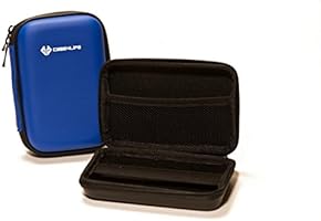 Case4Life Blau Sto&szlig;fest Hardcase Kameratasche f&uuml;r Nikon Coolpix A, AW110, AW120, AW130, J4, J5, L610, S32, S33, S800c, S810c, S9200, S9300, S9400, S9500, S9600, S9700, S9900 - Lebenslange Garantie