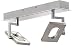 Produktbild Topmoderne, dimmbare LED-Deckenleuchte, 2 schwenkbare Spots, SHINE-LED, Fischer-Leuchten 19202