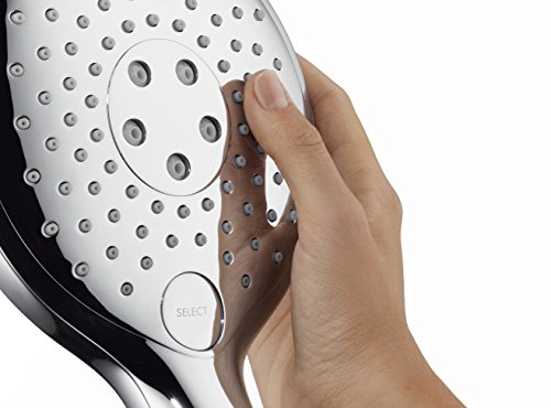 hansgrohe Raindance Select S 150 wassersparende Handbrause, 3 Strahlarten, chrom - 3