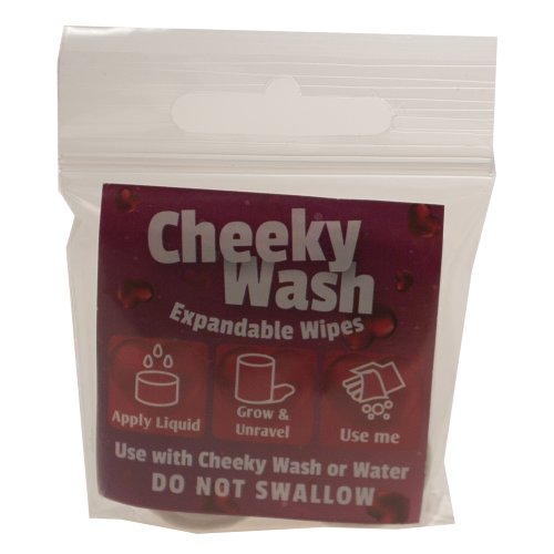 Cheeky Wash Expandable Wipes - Pack of 9 Wipes