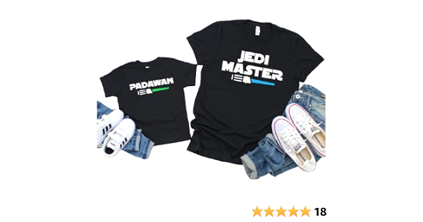 Jedi Master and Padawan Star Wars Dad 