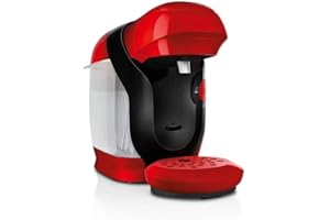 Bosch - Cafetière Tassimo Style Friendly, jusqu'à 70 boissons, OneTouch, INTELLIBREW™, rouge, TAS113E