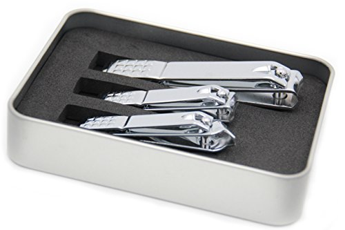 Nagelknipser Set Edelstahl LCZ Pediküre Maniküre Etui Nagelschneider Nagelzwicker - 2