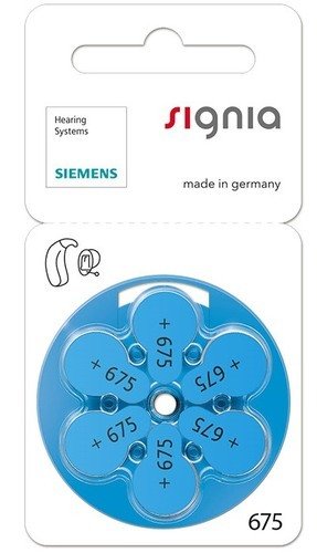 SIEMENS HEARING AID BATTERY, SIZE 675 = 60 PCS RS.1199.00