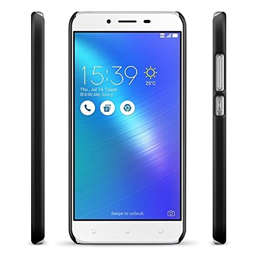 Funda ASUS ZenFone 3 Max ZC553KL  SLEO PC Back Cover de Parachoques Duro Cubierta Protectora para ASUS ZenFone 3 Max ZC553KL 5 5 pulgadas - Negro