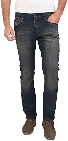 Ticket Jeans Men’s TJ 105 Slim Straight Fit Designer Stretch Jeans