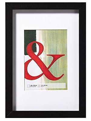Walther Design Stockholm Cadre, Bois, Noir, 23 x 3 x 33 cm