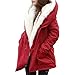 Produktbild Cramberdy Damen Winter Hoodies Cardigan Strickjacke, Damen Plüschjacke Winter Mantel, Plüschjacke Kuscheljacke, Frauen Elegante Mantel, Damen Plüschjacke Winter Mantel, Faux Für Kunstfell Jacke