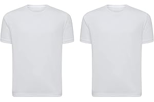 orbiz Pack of 2 Kids Thermal Underwear Unisex Children Girls Boys Short Sleeve Warm T-Shirt/Vest/Top