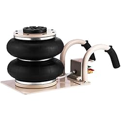 Olibelle Cric Pneumatique 2 Boudins / 3 Boudins Cric Voiture Pneumatique 2T / 3 Tonnes Cric Bouteille Hauteur De 30CM / 40CM (2T)