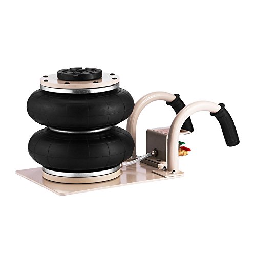 Olibelle Cric Pneumatique 2 Boudins / 3 Boudins Cric Voiture Pneumatique 2T / 3 Tonnes Cric Bouteille Hauteur De 30CM / 40CM (2T)