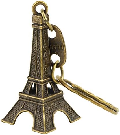 Xumarket(TM) Cute Retro Mini Paris Eiffel Tower Model Keychain Keyring Keyfob Metal Ring Gift Adornment Souvenirs France Paris Keychain