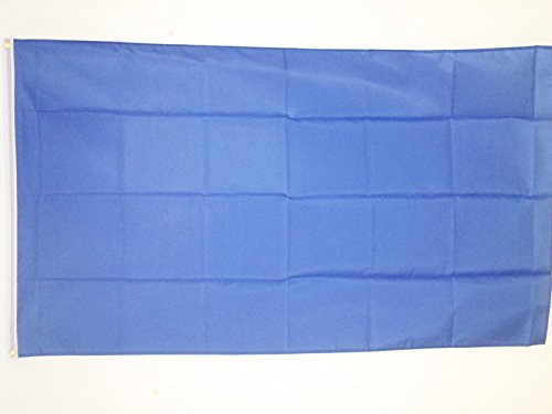 FLAGGE EINFARBIG BLAU 90x60cm - EINFARBIG FAHNE 60 x 90 cm - flaggen AZ FLAG Top Qualität