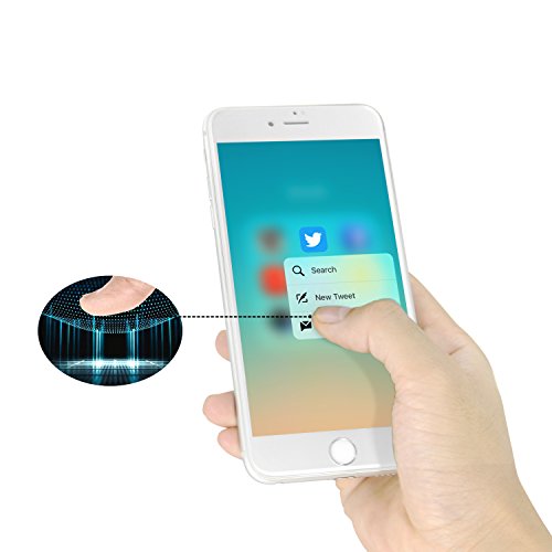 Iphone 7 Panzerglas Schutzfolie, Morecoo 4.7inch 9H Härtegrad 3D Full Coverage 99% Transparenz Panzerfolie Schutzfolie (iphone7, Weiß) - 3