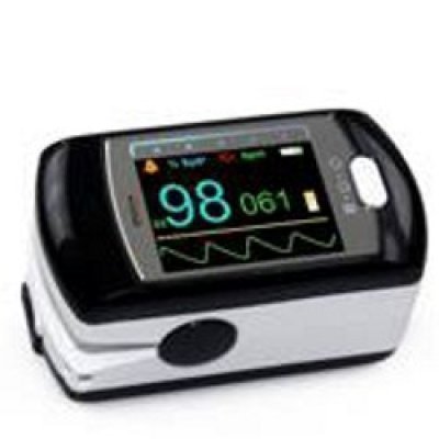 Pulsossimetro PULOX PO-300 con display a colori, funzione di allarme e software