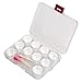 Produktbild Wanbor Transparent Contact Lenses Storage Box, Portable 5 Pairs Transparent Colorful Contact Lens Display Holder Organizer Case Set for Home Travel