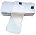 100% Pure BAMBOO Inserts, Cloth Nappy Absorbant Boosters, 4 Layer, Washable Reusable Nappies Baby Diapers {Kernow Kloth} 10 Pack