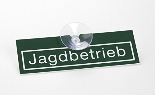 Preisvergleich Produktbild AKAH GmbH Autoschild JAGDBETRIEB