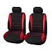 Produktbild PETUNIA 4pcs/Set Car Seat Cover Headrest Covers Front Seat Covers Seat Protector - Red