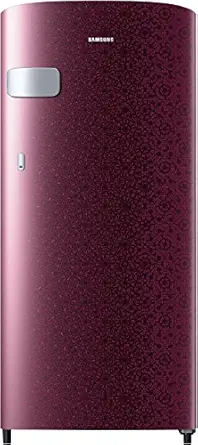 Samsung 192 L 2 Star Direct Cool Single Door Refrigerator(RR19N1Y12MR/HL/RR19N2Y12MR/NL, Ombre Red)