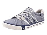 Flexible Laufsohle MUSTANG Herren 4072-308-875 Slip On Sneaker, Blau (Sky 875), 43 EU