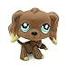 Produktbild Neue # 960 Pet Shop Seltene Schokolade Braun Cocker Spaniel Hund Stern Augen LPS LPS Haustier Kind Mädchen Figur Spielzeug Lose Niedlich Für Kinder Mädchen Jungen (Weißes Sternauge)