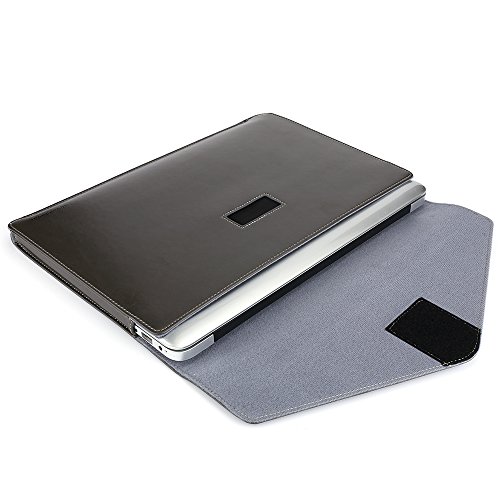 Tisino wasserabweisend Slim Fit tragbar Leder Laptop Sleeve Envelope Case für MacBook Air 13,3/MacBook, MacBook Pro, MacBook Air 13/Pro Zoll Sleeve, iPad Pro 12,9 Sleeve - 7