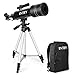 Price comparison product image Intey super clear astronomic telescope, portable, 70/400 refractor telescope for beginners, amateur astronomers and children, for observation of sky and landscape (with bag)