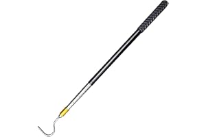 FARYODI 150 cm, teleskopstång med krok för solsegel, båtkrok, solsegel, båtkrok, markisöppnare, stång med krok för markisöppn