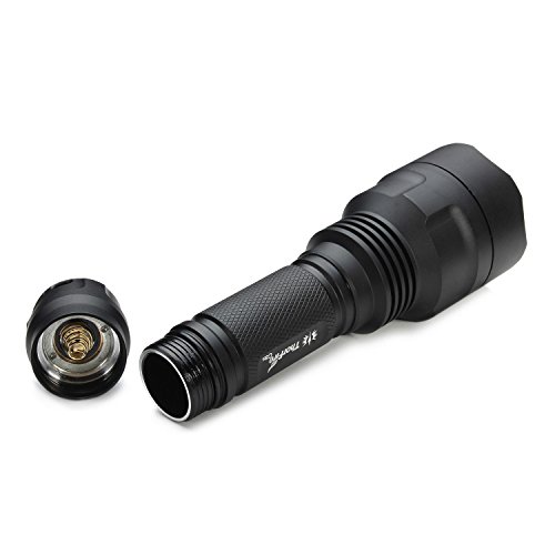 ThorFire C8s Taschenlampe, XM-L2 LED Taschenlampe Set mit 18650 Batterie und USB-Ladegerät für Radfahren Wandern Camping Jagen - 3