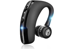 PANLOUTING Bluetooth 5.0 Kopfhörer Freisprecheinrichtung Freisprechmikrofon kabello In-Ear, Mikrofon mit Geräuschunterdrückung für Autofahren, Büro, Geschäft, kompatibel mit Handy iPhone Android und PC