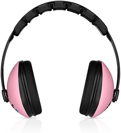 HearTek Small Baby / Kids Earmuffs Hearing Protection with Travel Bag - Adjustable Padded Defender Noise Protector / Reduction - Soundproof Ear Muffs For Babies and Infants Toddlers Junior Children