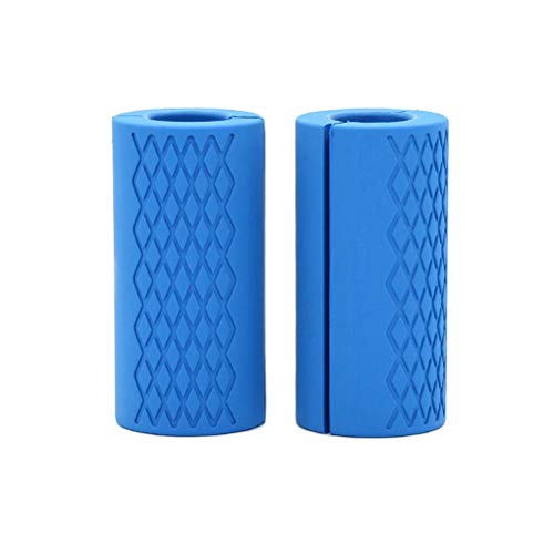 Surenhap Barbell Grips, Dumbbell Grips made of Premium Silicone Thick Grips Protective Hand with Anti-Slip Pressure for Hand Exerciser
