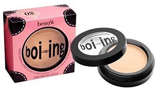 BENEFIT COSMETICS Boi-ing 02 Light/ Medium - industrial-strength CONCEALER for medium complexions 3.0 g Net wt. 0.1 oz
