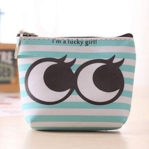 Preisvergleich Produktbild Gedruckte Geldbörse kleine Dame Schlüsseltasche kreative Münztüte Mini Cartoon PU Ledertasche