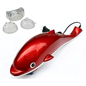 MG MART Dolphin Vibrating Full Body Massager Dolphin Handheld Electric Massager Dolphin Vibration Machine